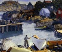 Bellows, George - Cleaning His Lobster Boat